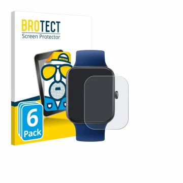 Parte frontal de un envase de producto con el logotipo de la marca BROTECT. Al lado se muestra el dispositivo Decathlon CW500 