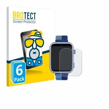 Parte frontal de un envase de producto con el logotipo de la marca BROTECT. Al lado se muestra el dispositivo JoJoego 4G Smart