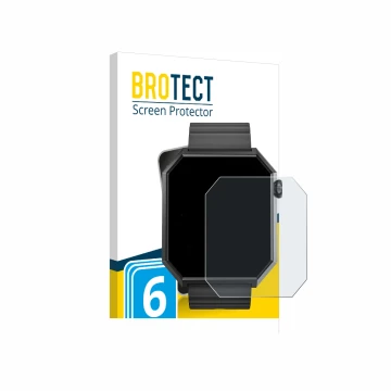 Parte frontal de un envase de producto con el logotipo de la marca BROTECT. Al lado se muestra el dispositivo Rollme Edge con 