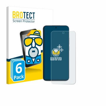 Parte frontal de un envase de producto con el logotipo de la marca BROTECT. Al lado se muestra el dispositivo Xiaomi Redmi Not