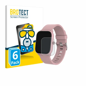 Parte frontal de un envase de producto con el logotipo de la marca BROTECT. Al lado se muestra el dispositivo Denver SWK-120RO