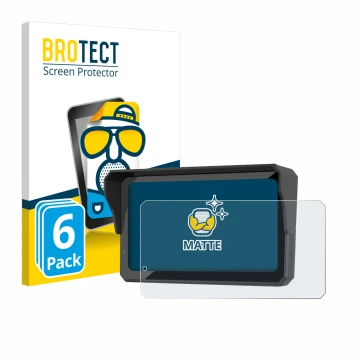 Parte frontal de un envase de producto con el logotipo de la marca BROTECT. Al lado se muestra el dispositivo Carpuride W602BS