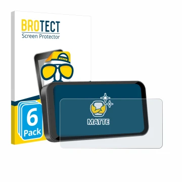 Parte frontal de un envase de producto con el logotipo de la marca BROTECT. Al lado se muestra el dispositivo Carpuride W603B 