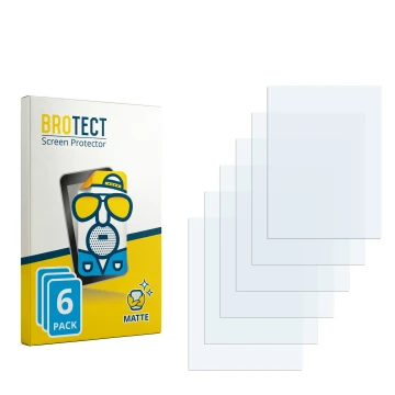 Parte frontal de un envase de producto con el logotipo de la marca BROTECT. Al lado está el protector de pantalla correspondie