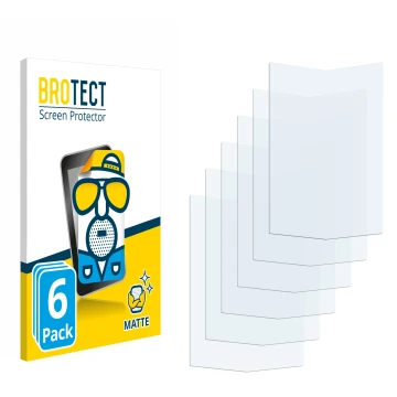 Parte frontal de un envase de producto con el logotipo de la marca BROTECT. Al lado está el protector de pantalla correspondie