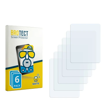 Parte frontal de un envase de producto con el logotipo de la marca BROTECT. Al lado está el protector de pantalla correspondie
