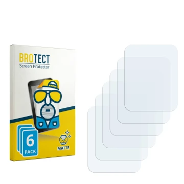 Parte frontal de un envase de producto con el logotipo de la marca BROTECT. Al lado está el protector de pantalla correspondie