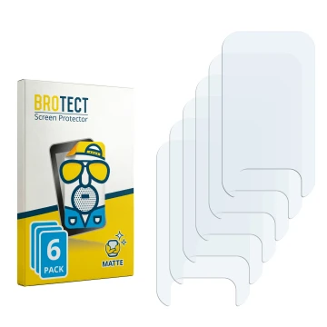 Parte frontal de un envase de producto con el logotipo de la marca BROTECT. Al lado está el protector de pantalla correspondie