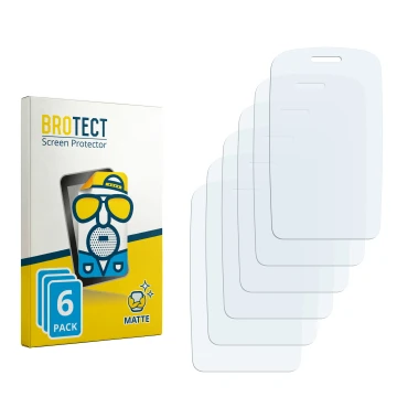 Parte frontal de un envase de producto con el logotipo de la marca BROTECT. Al lado está el protector de pantalla correspondie