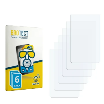 Parte frontal de un envase de producto con el logotipo de la marca BROTECT. Al lado está el protector de pantalla correspondie