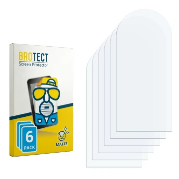 Parte frontal de un envase de producto con el logotipo de la marca BROTECT. Al lado está el protector de pantalla correspondie