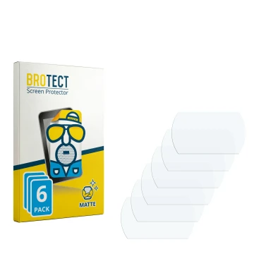 Parte frontal de un envase de producto con el logotipo de la marca BROTECT. Al lado está el protector de pantalla correspondie