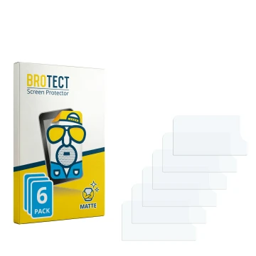 Parte frontal de un envase de producto con el logotipo de la marca BROTECT. Al lado está el protector de pantalla correspondie