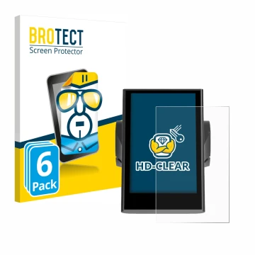 Parte frontal de un envase de producto con el logotipo de la marca BROTECT. Al lado se muestra el dispositivo Bafang DP C18 co