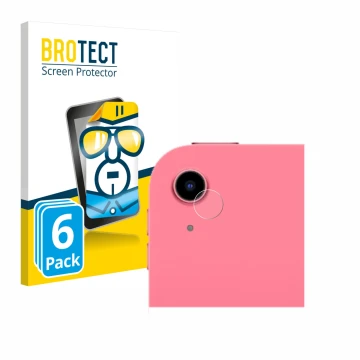 Parte frontal de un envase de producto con el logotipo de la marca BROTECT. Al lado se muestra el dispositivo Apple iPad 10.9