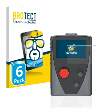 Parte frontal de un envase de producto con el logotipo de la marca BROTECT. Al lado se muestra el dispositivo Swissphone Boss 