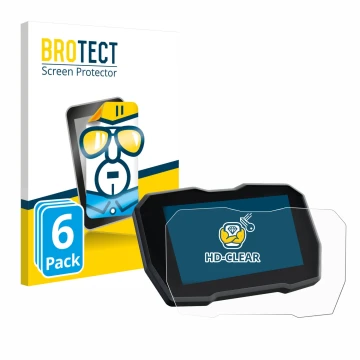 Parte frontal de un envase de producto con el logotipo de la marca BROTECT. Al lado se muestra el dispositivo Ducati Multistra