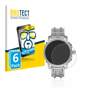 Parte frontal de un envase de producto con el logotipo de la marca BROTECT. Al lado se muestra el dispositivo Diesel Griffed (