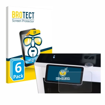 Parte frontal de un envase de producto con el logotipo de la marca BROTECT. Al lado se muestra el dispositivo Bambu Lab X1-Car