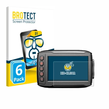 Parte frontal de un envase de producto con el logotipo de la marca BROTECT. Al lado se muestra el dispositivo Blueskysea DV999