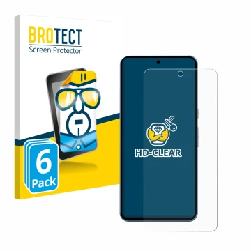 Parte frontal de un envase de producto con el logotipo de la marca BROTECT. Al lado se muestra el dispositivo Google Pixel 8 P