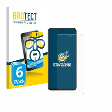 Parte frontal de un envase de producto con el logotipo de la marca BROTECT. Al lado se muestra el dispositivo Vivo Y36 con su 