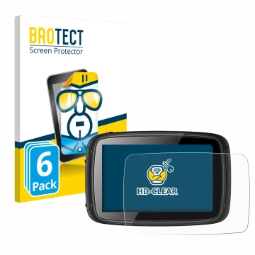 Parte frontal de un envase de producto con el logotipo de la marca BROTECT. Al lado se muestra el dispositivo Elebest Carplay 