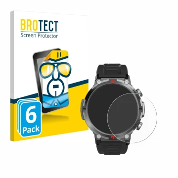 Parte frontal de un envase de producto con el logotipo de la marca BROTECT. Al lado se muestra el dispositivo IFMDA S100 1.45