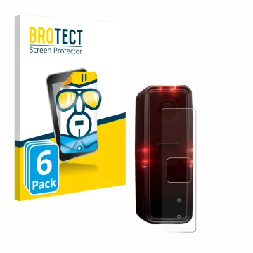 Parte frontal de un envase de producto con el logotipo de la marca BROTECT. Al lado se muestra el dispositivo Alps Alpine Ride