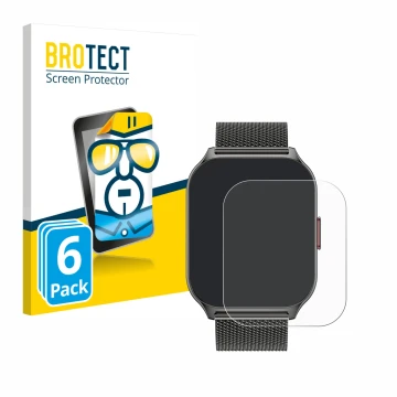 Parte frontal de un envase de producto con el logotipo de la marca BROTECT. Al lado se muestra el dispositivo Zoskvee P95 2