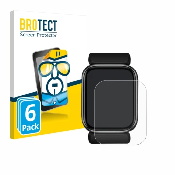 Parte frontal de un envase de producto con el logotipo de la marca BROTECT. Al lado se muestra el dispositivo YHE BP Doctor Fi