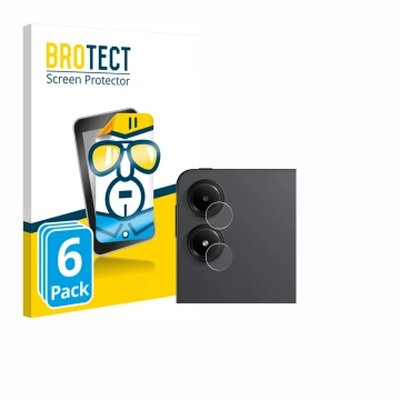 Parte frontal de un envase de producto con el logotipo de la marca BROTECT. Al lado se muestra el dispositivo Xiaomi Redmi Pad