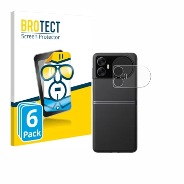 Parte frontal de un envase de producto con el logotipo de la marca BROTECT. Al lado se muestra el dispositivo Blackview Hero 1