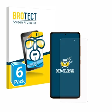 Parte frontal de un envase de producto con el logotipo de la marca BROTECT. Al lado se muestra el dispositivo HMD Pulse con su