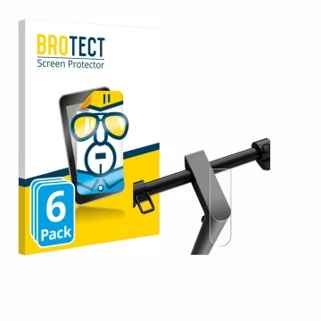 Parte frontal de un envase de producto con el logotipo de la marca BROTECT. Al lado se muestra el dispositivo Navee S65 con su