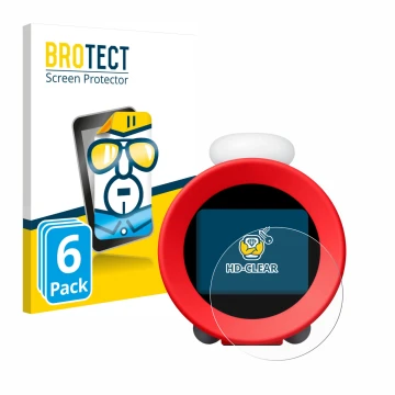 Parte frontal de un envase de producto con el logotipo de la marca BROTECT. Al lado se muestra el dispositivo Nintendo Sound C