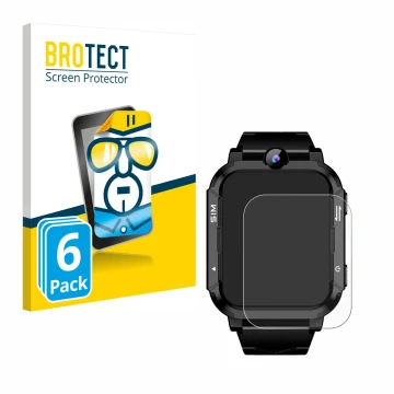 Parte frontal de un envase de producto con el logotipo de la marca BROTECT. Al lado se muestra el dispositivo Blackview Z20 Ki