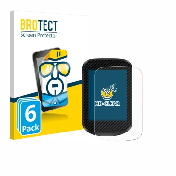 Parte frontal de un envase de producto con el logotipo de la marca BROTECT. Al lado se muestra el dispositivo igpsport BSC300T