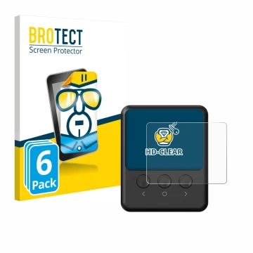 Parte frontal de un envase de producto con el logotipo de la marca BROTECT. Al lado se muestra el dispositivo ISDT 608PD con s