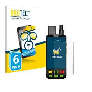 Parte frontal de un envase de producto con el logotipo de la marca BROTECT. Al lado se muestra el dispositivo Aduro Locit GPS 