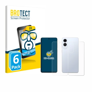 Parte frontal de un envase de producto con el logotipo de la marca BROTECT. Al lado se muestra el dispositivo Samsung Galaxy S