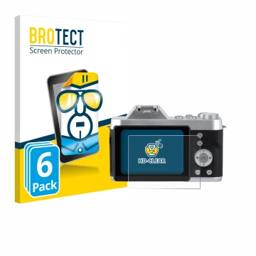 Parte frontal de un envase de producto con el logotipo de la marca BROTECT. Al lado se muestra el dispositivo Rollei Powerflex