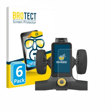 Parte frontal de un envase de producto con el logotipo de la marca BROTECT. Al lado se muestra el dispositivo PowaKaddy CT12 G
