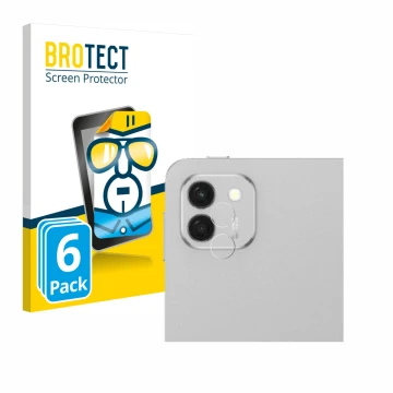 Parte frontal de un envase de producto con el logotipo de la marca BROTECT. Al lado se muestra el dispositivo Honor Magicpad 3