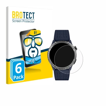 Parte frontal de un envase de producto con el logotipo de la marca BROTECT. Al lado se muestra el dispositivo Reflex Active Se