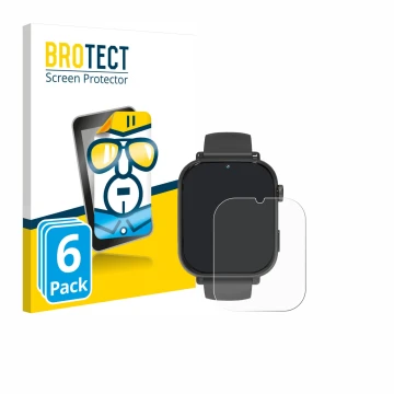 Parte frontal de un envase de producto con el logotipo de la marca BROTECT. Al lado se muestra el dispositivo Ucani A22 con su