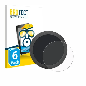 Parte frontal de un envase de producto con el logotipo de la marca BROTECT. Al lado se muestra el dispositivo Elecrow Display 