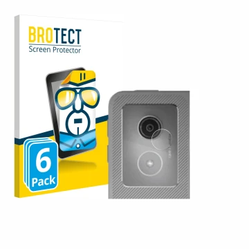 Parte frontal de un envase de producto con el logotipo de la marca BROTECT. Al lado se muestra el dispositivo Lenovo Idea Tab 