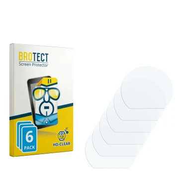 Parte frontal de un envase de producto con el logotipo de la marca BROTECT. Al lado está el protector de pantalla correspondie