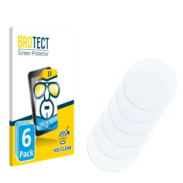 Parte frontal de un envase de producto con el logotipo de la marca BROTECT. Al lado está el protector de pantalla correspondie